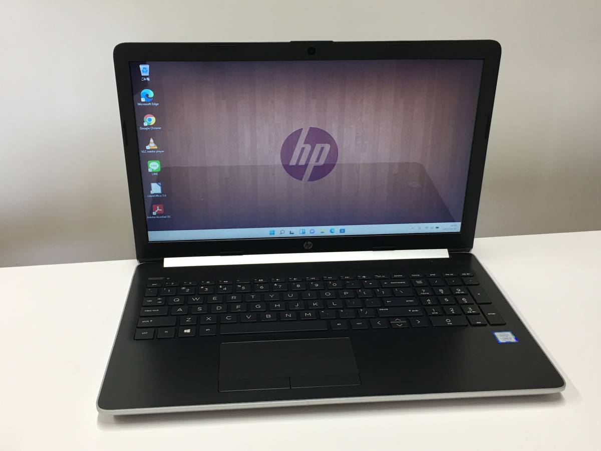 A19498)高速 HP 15-da0014dx搭載Intel Core i5-8250U 1.60GHz/8GB/M.2 128GB/DVDRW/無線/bluetooth/カメラ/Office/Win11 Home 64Bit 訳アリ_画像1