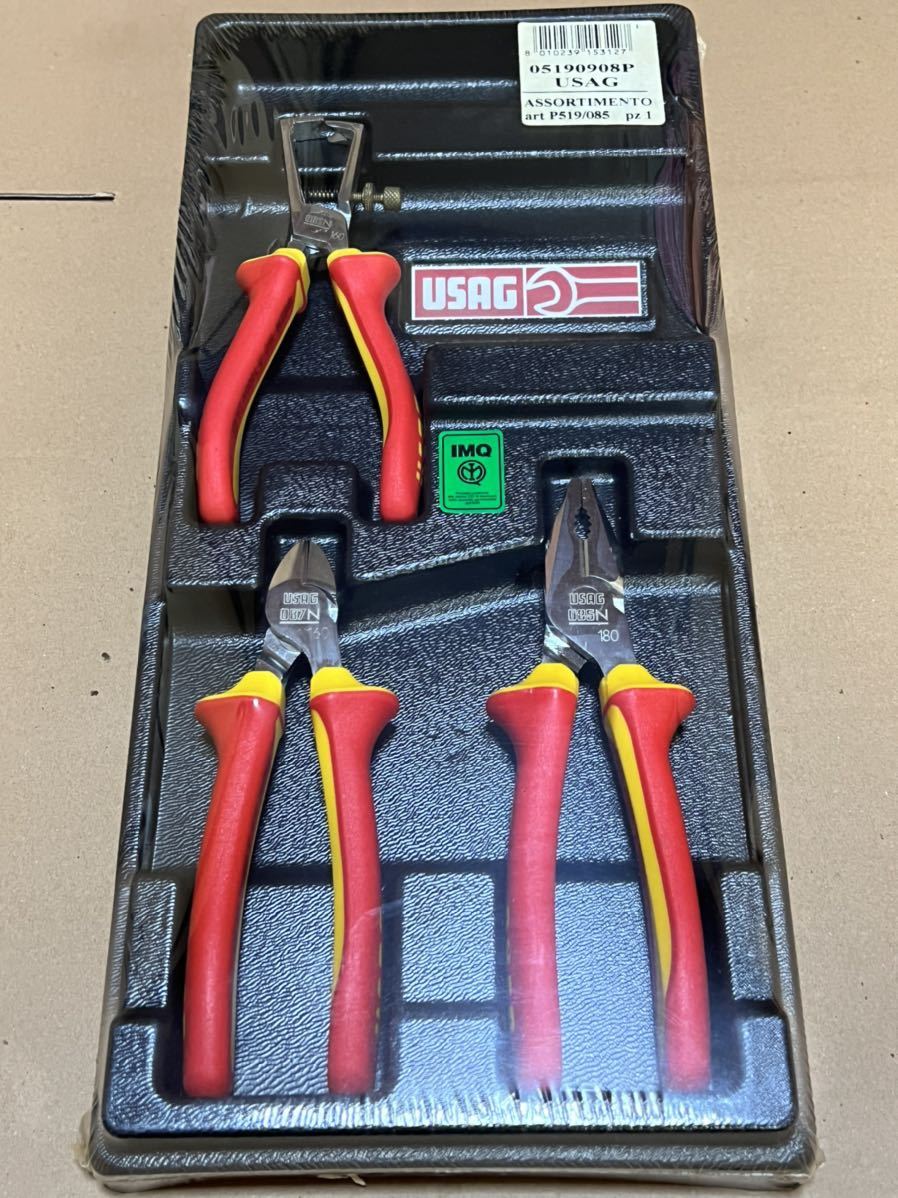 11000円 電工ペンチ USAG 05190908P ASSORTIMENTO art P519/085 11000円 電工ペンチ USAG 05190908P ASSORTIMENTO art P519/085