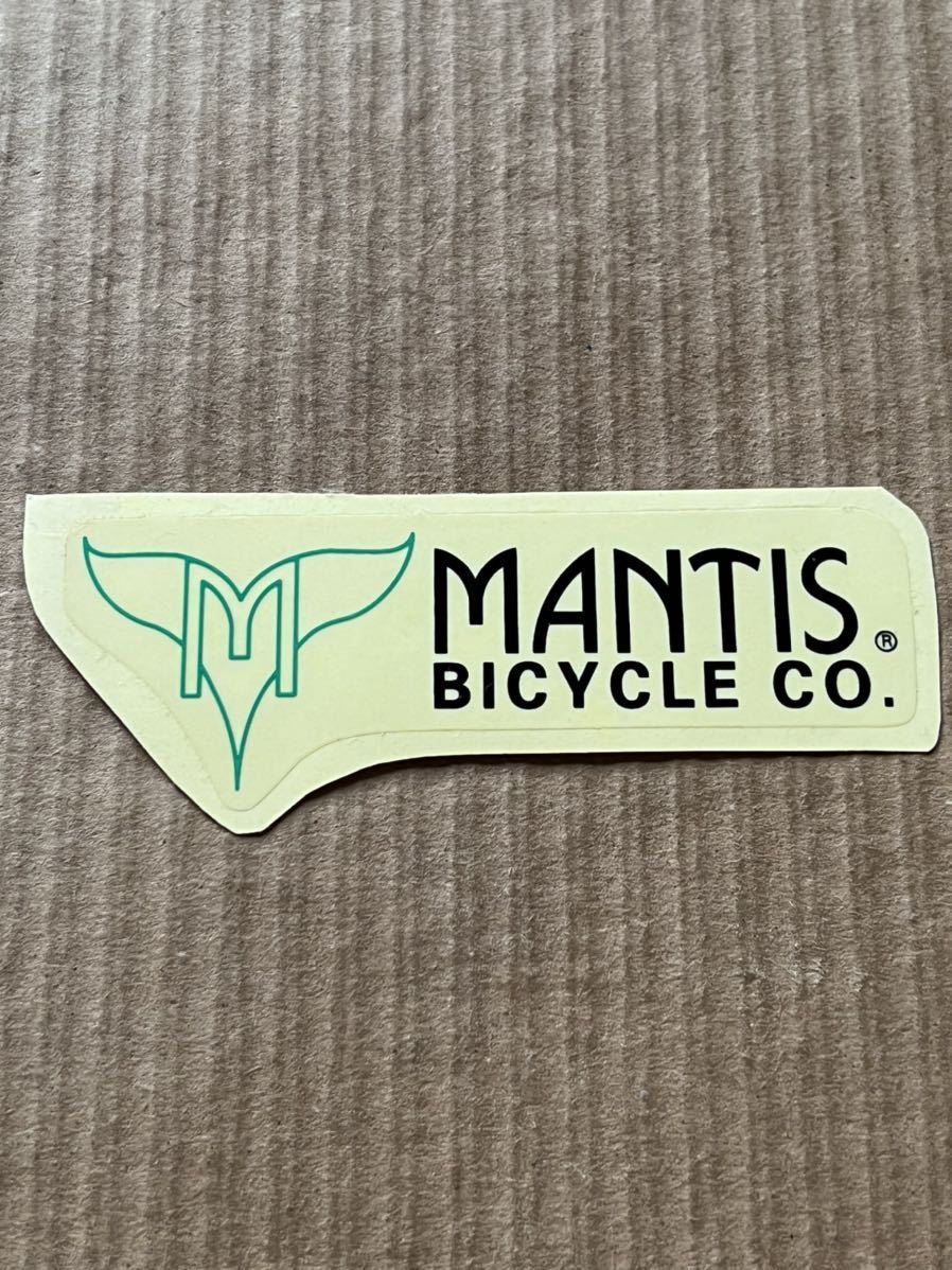 MANTIS BICYCLE CO. STICKER (original)(valuable)(end of production) 1995 vintage rare_画像1