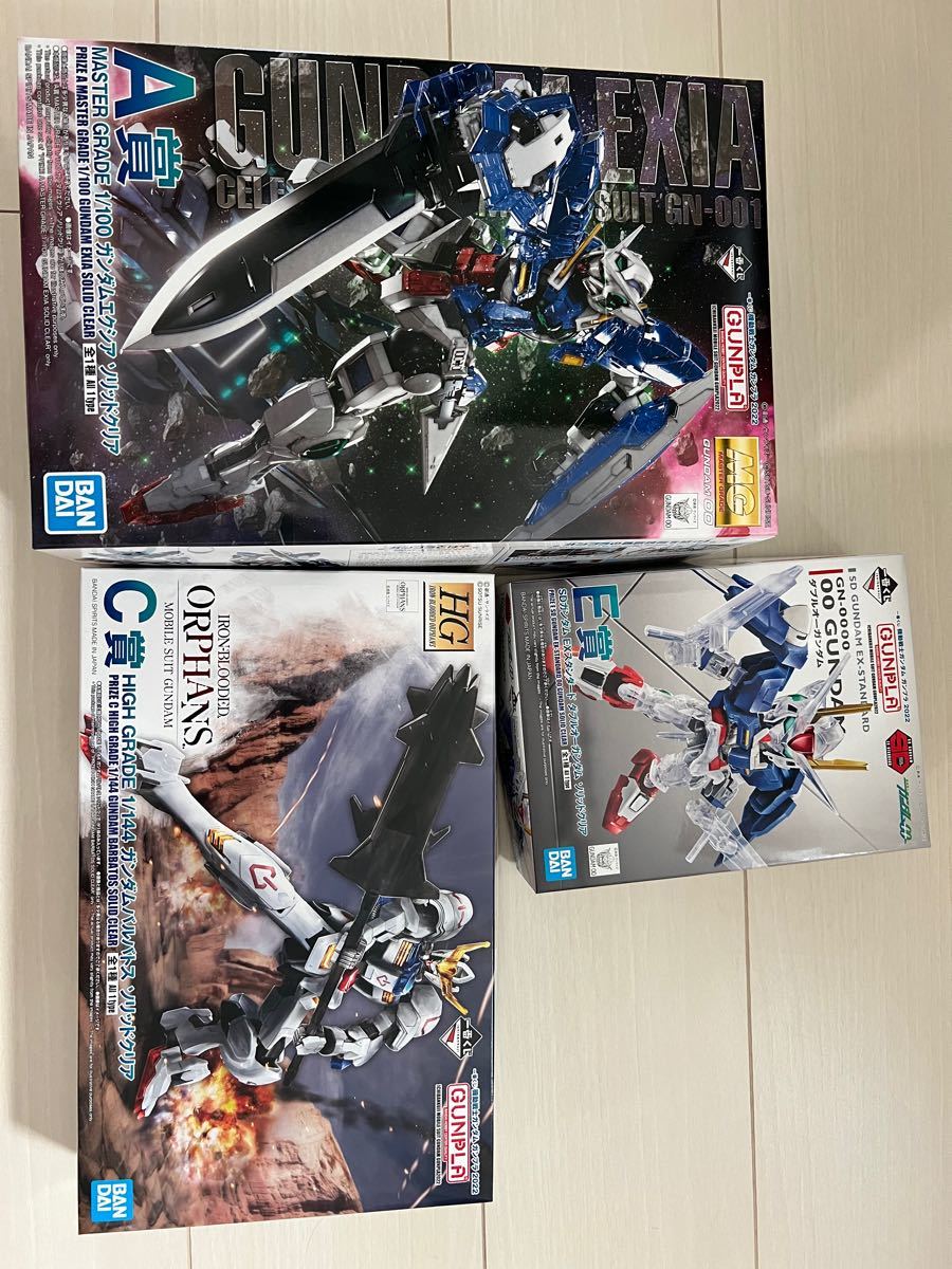 ガンプラ 一番くじ A賞 C賞 E賞 3点セット|PayPayフリマ