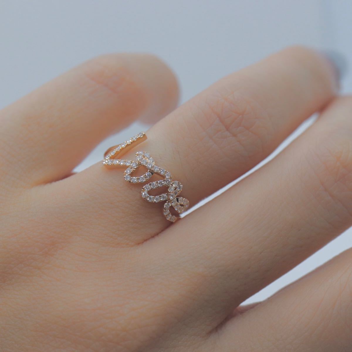 750 ダイヤモンドデザインリング 0.25ct 8号 | smsgolubovci.me