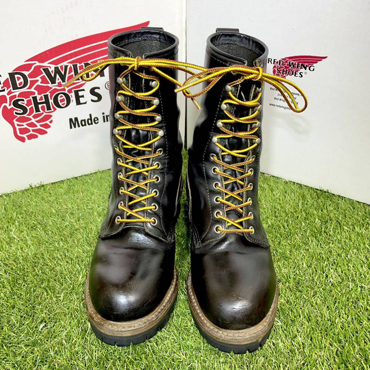 安心品質0851】廃盤2218レッドウイングREDWING送料込US6.5Dブーツ