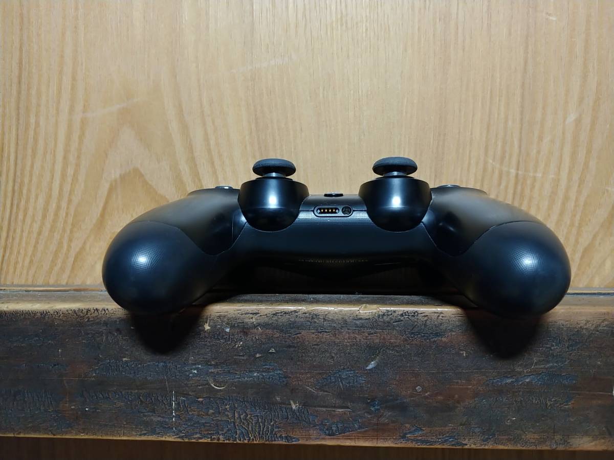 ※ジャンク品 ワイヤレスコントローラー(DUALSHOCK 4) ジェット・ブラック(CUH-ZCT2J) 