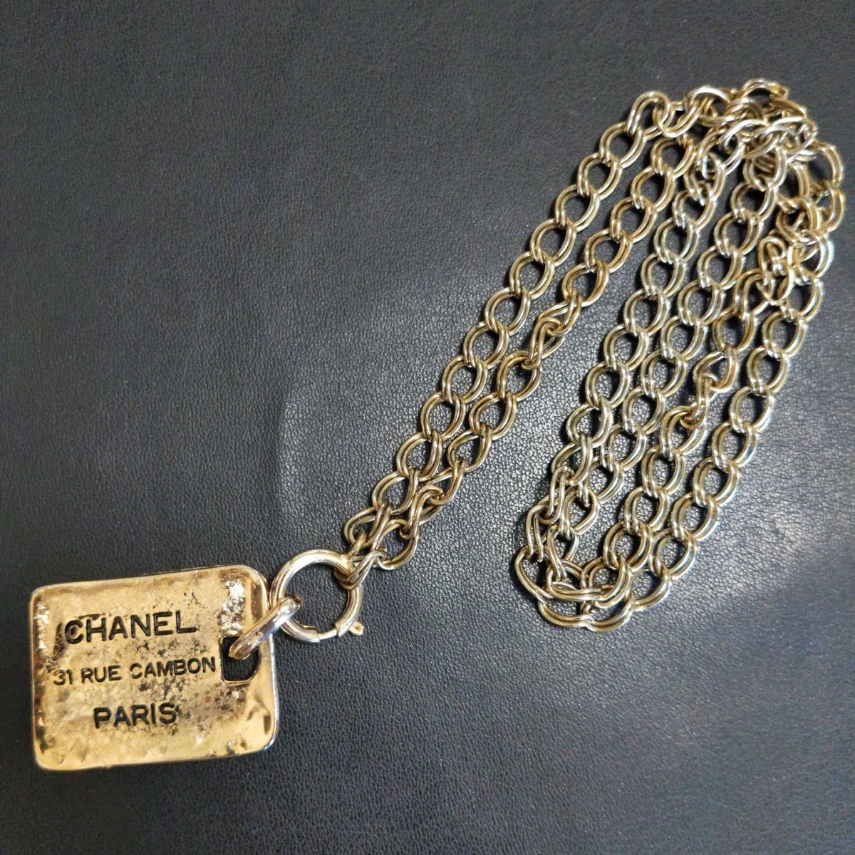 CHANEL シャネル ネックレス アクセサリー ビンテージ ゴールド