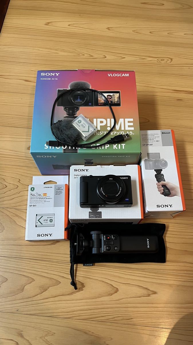 SONY VLOGCAM ZV-1G SHOOTING GRIP KIT 備品 www.expressinter.com