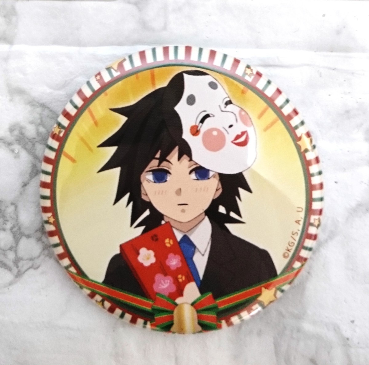 鬼滅の刃 冨岡義勇 ufotable キメツ学園 キメ学 クリスマス編 缶 鬼滅の刃 冨岡義勇 ufotable キメツ学園 キメ学 クリスマス編 缶
