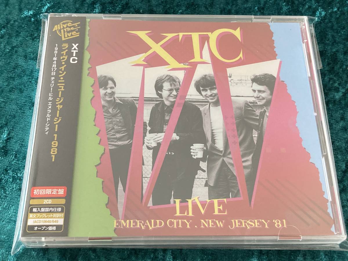 ★Alive The Live★XTC★2CD★初回限定盤★ライヴ・イン・ニュージャージー 1981★帯付★EMERALD CITY, NEW JERSEY '81★_画像1