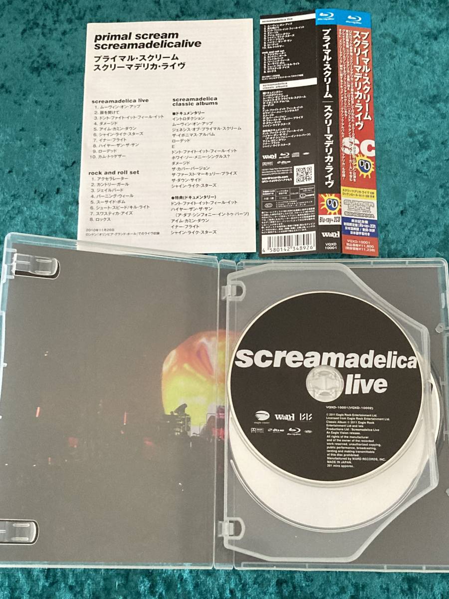 ★プライマル・スクリーム★Blu-ray+2CD★初回限定盤★スクリーマデリカ・ライヴ★日本盤★帯付★PRIMAL SCREAM★SCREAMADELICA LIVE★_画像2