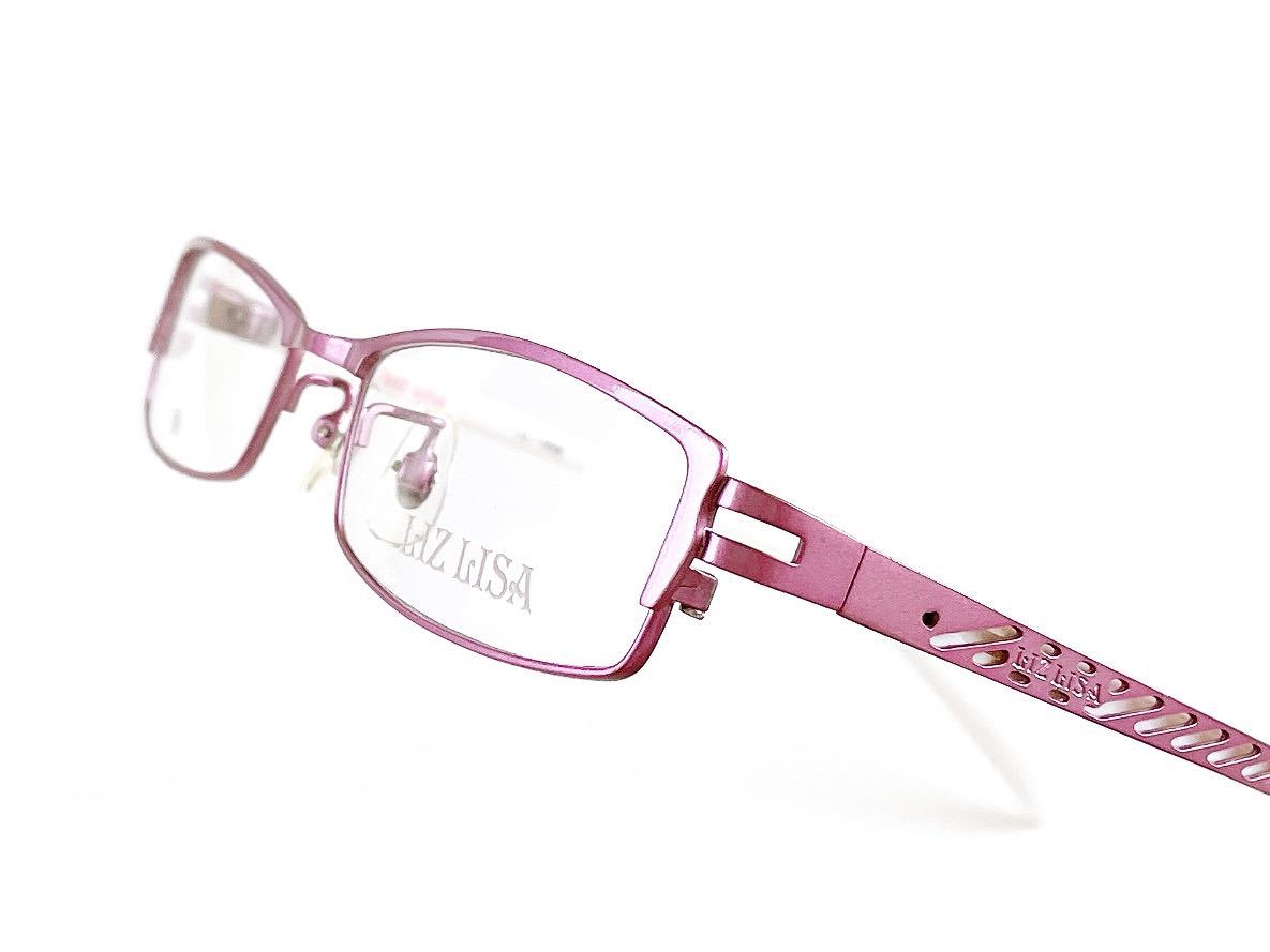 新品 LIZ LISA リズリサ メガネ 眼鏡 メタル ブランド 高級感 ピンク 
