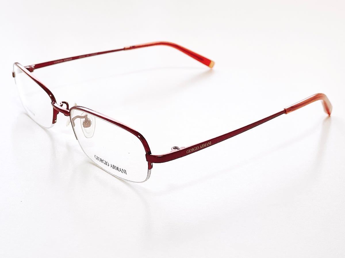 新品　GIORGIO ARMANI ジョルジオ・アルマーニ　チタン　titanium メガネ　眼鏡　オシャレ　上品　　ハーフリム_画像4