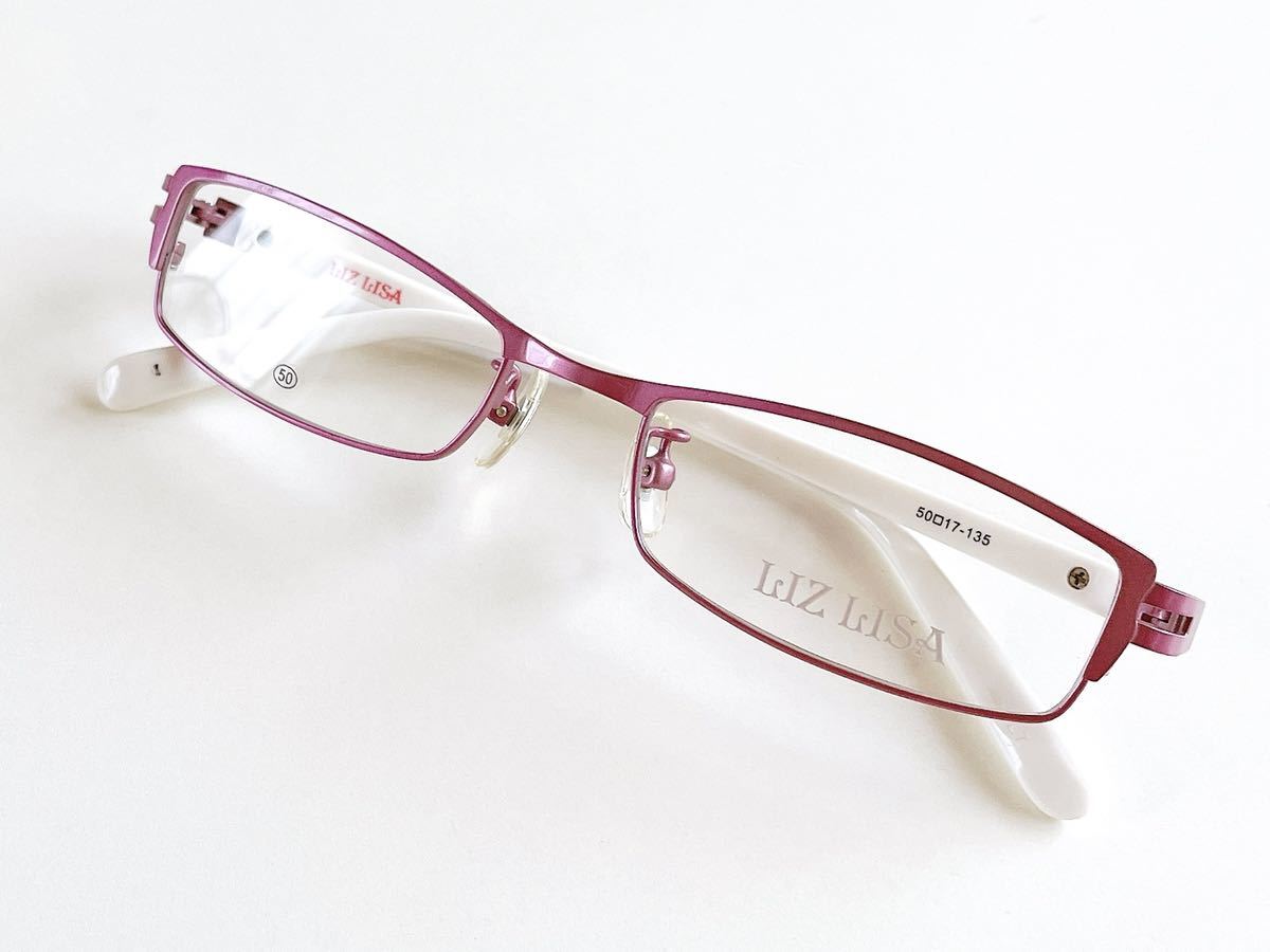 新品 LIZ LISA リズリサ メガネ 眼鏡 メタル ブランド 高級感 ピンク 