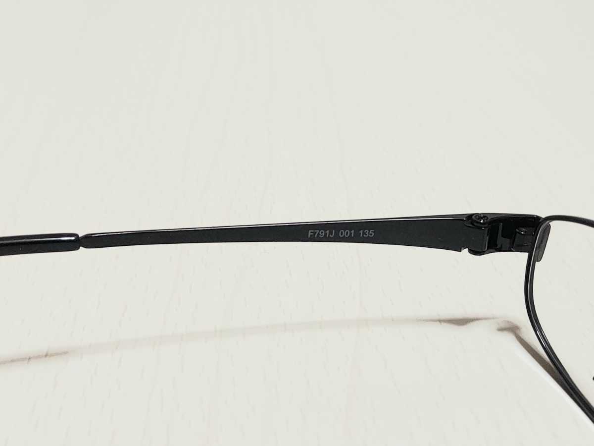 新品　FENDI　フェンディ　日本製　ブランド　メガネ　眼鏡　高級感　オシャレ　上品　フルリム　チタン　軽い　黒　ブラック_画像8