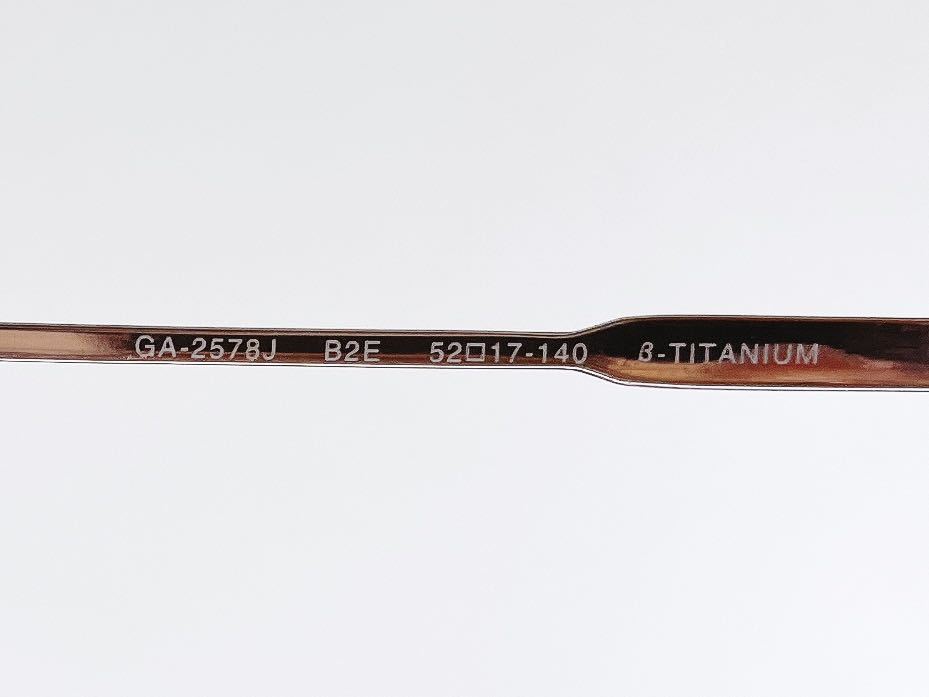 新品　GIORGIO ARMANI ジョルジオ・アルマーニ　ベータチタン　β-TITANIUM メガネ　眼鏡　上品　ハーフリム_画像9