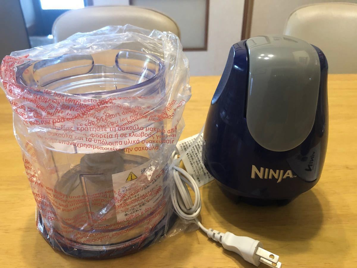 NINJA キッチンプレップ フードプロセッサー 未使用 説明書付 NINJA キッチンプレップ フードプロセッサー 未使用 説明書付