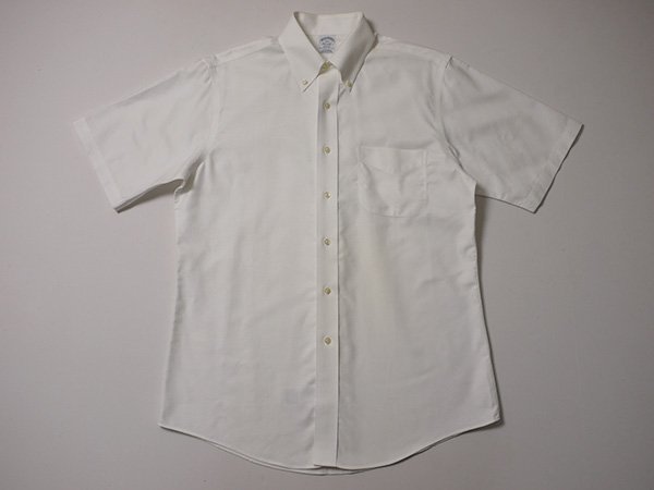 Brooks Brothers　ブルックスブラザーズ　オックスフォード　半袖　BDシャツ　正規品　ボタンダウン　ノンアイロン　REGENT　ワイシャツ_画像1