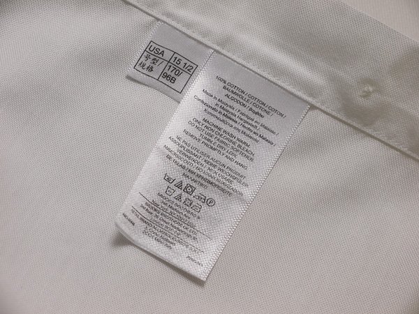 Brooks Brothers　ブルックスブラザーズ　オックスフォード　半袖　BDシャツ　正規品　ボタンダウン　ノンアイロン　REGENT　ワイシャツ_画像5
