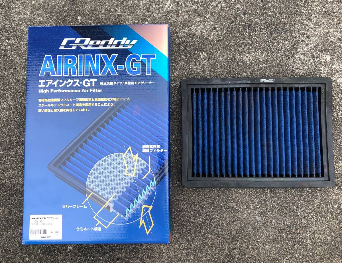 トラスト グレッディ SZ-8 エアインクス AIRINX-GT HA36S アルトワークス ターボRS 純正交換タイプ エアクリーナー TRUST GReddy_画像1