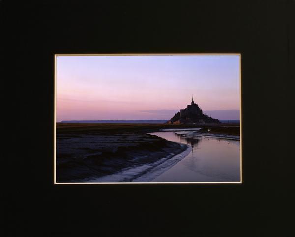  France mon sun Michel . road .④ World Heritage *.... work picture frame attaching A3nobi size photograph France-005-5A