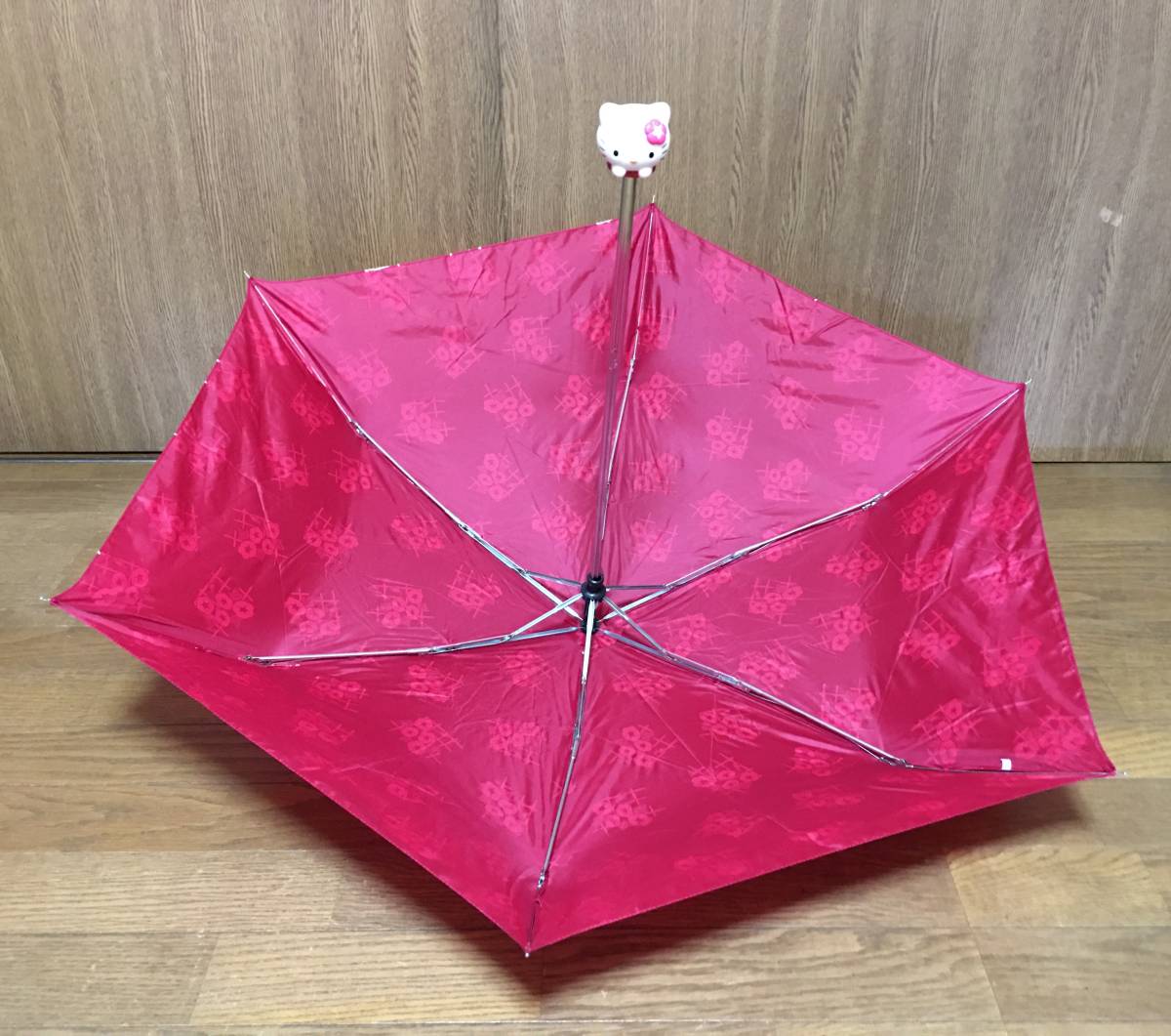 HELLO KITTY ハローキティ はろう きてい 折り畳み傘 中古 雨傘