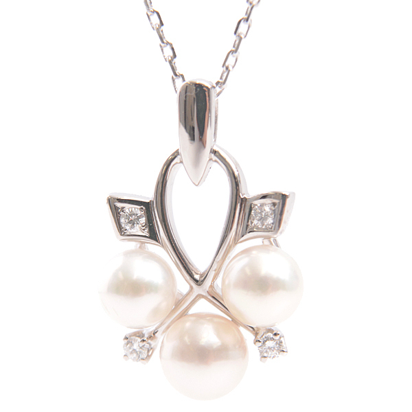 特売 ミキモト MIKIMOTO 中古 ホワイトゴールド K18WG レディース 5.9