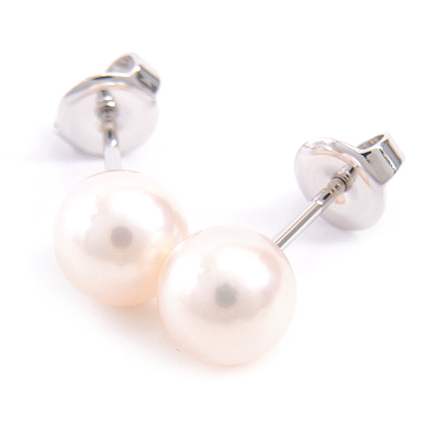 最新作の ミキモト ピアス 中古 MIKIMOTO ホワイトゴールド パール