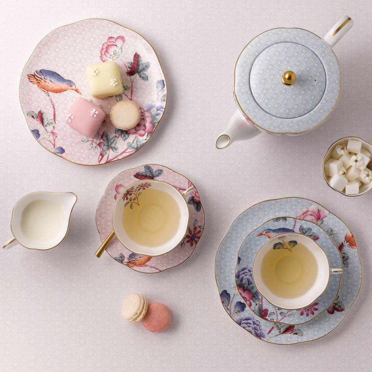 ★新品未使用【Wedgwood ウェッジウッド】ハーレクィン カッコー ティーカップ＆ソーサー 180ml ピンク／Cuckoo Cup & Saucer★_画像6