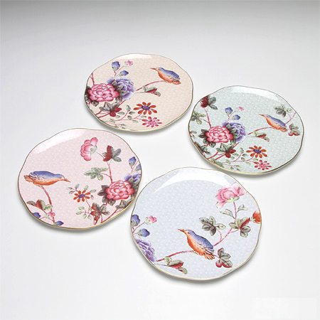 ★新品未使用【Wedgwood ウェッジウッド】ハーレクィン カッコー プレート 21cm 4色セット／Cuckoo Plate★_画像1