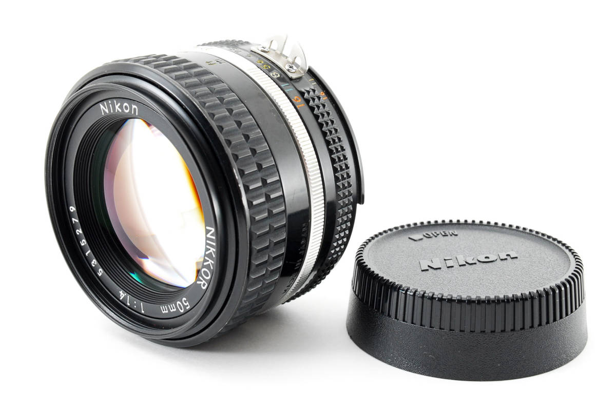 美品】Nikon Ai-S NIKKOR 50mm F1.4 ニコン-