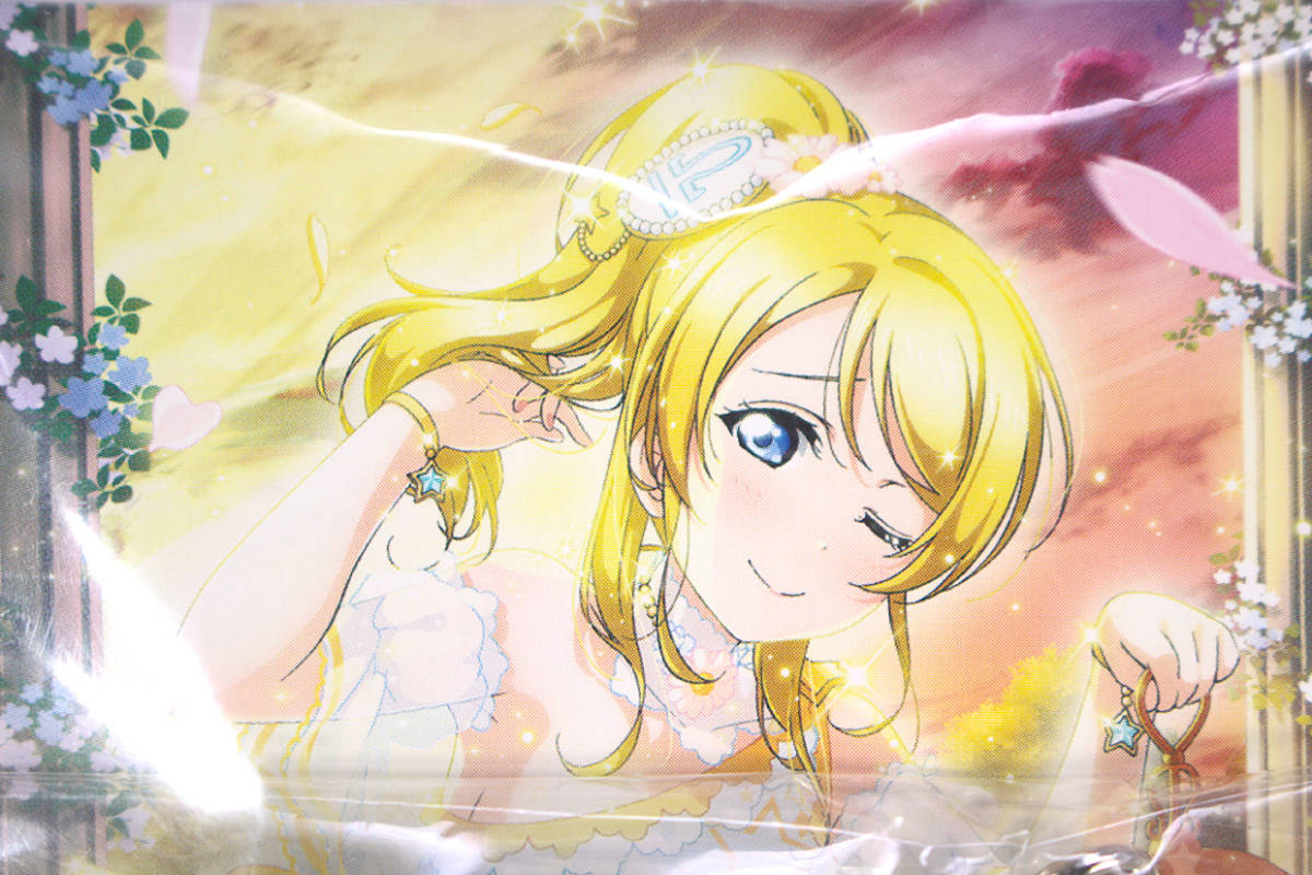 ラブライブ！ 絢瀬 絵里 スクフェスac オリジナルNESiCAストラップ ネシカ ラバスト ポストカード ストラップ 未使用新品_画像1