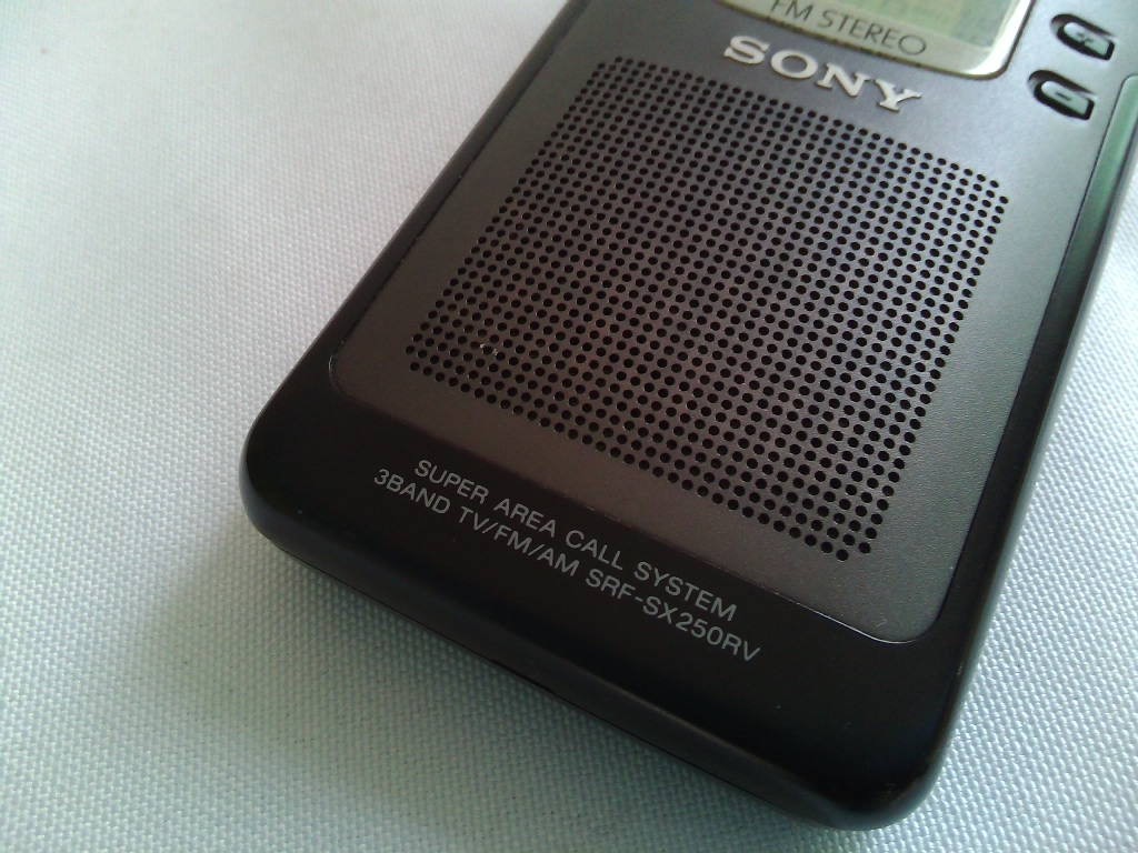 SONY ソニー　FM/AMラジオ　SRF-SX250RV　★動作品！難あり_画像4