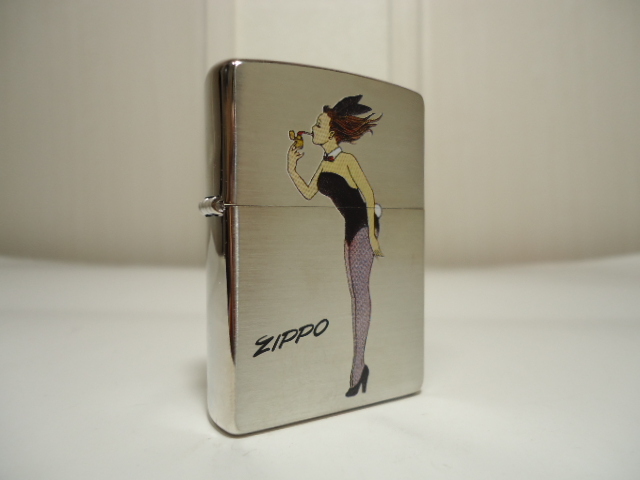 1円開始!コスチュームZIPPO未使用品☆バニーガールのウィンディー