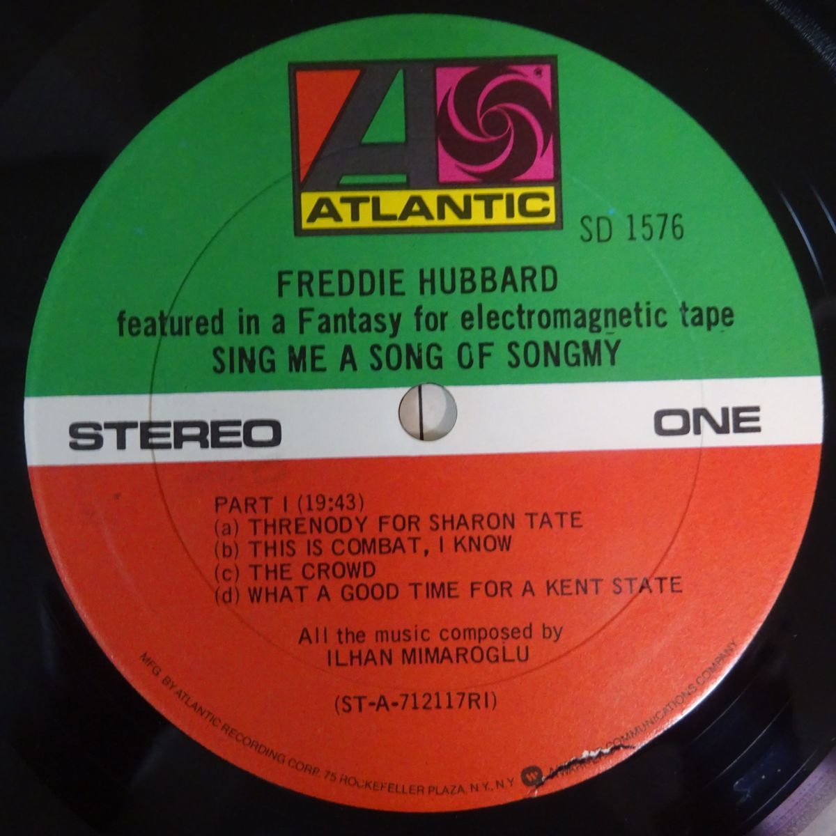 13064380;【US盤/ATLANTIC】Freddie Hubbard, ?lhan M?maroglu / Sing Me A Song Of Songmy (A Fantasy For Electromagnetic Tape)_画像3