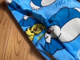 новый товар быстрое решение бесплатная доставка! Takara Tommy Pokemon KABIGON плесень gon compact банное полотенце примерно 50×100. средний синий удобный . легкий в использовании compact размер!