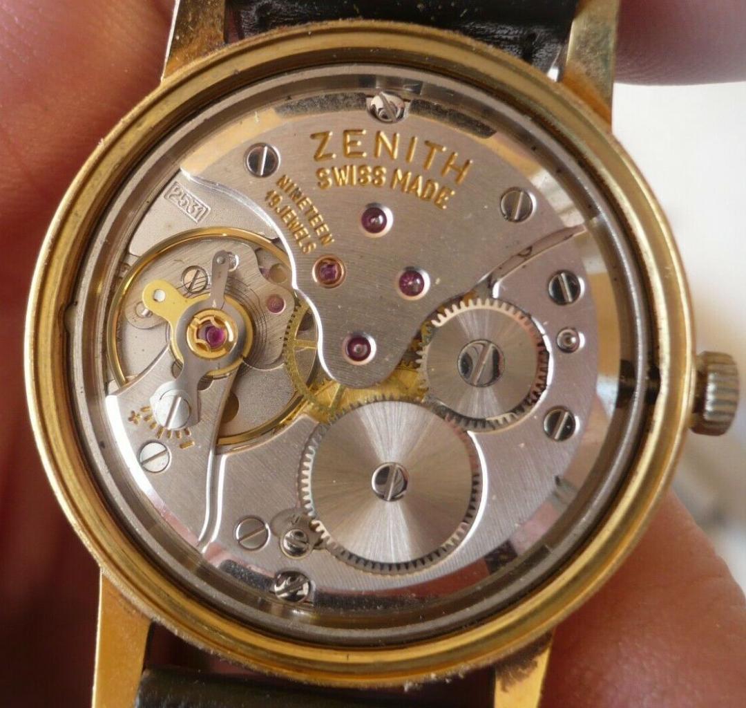 動作良好】ゼニス ZENITH アンティーク 腕時計 手巻き メンズ