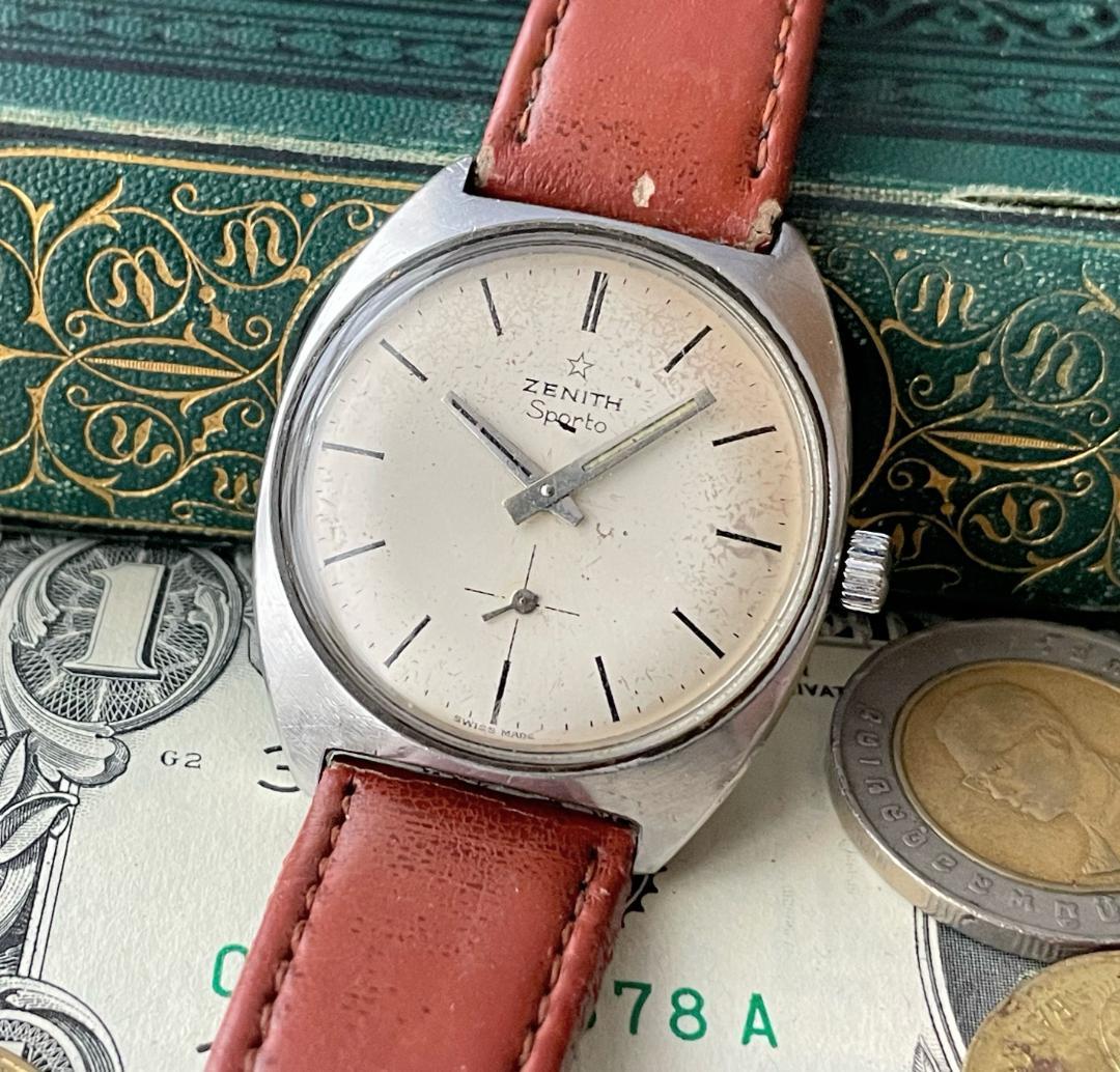 【超貴重】ゼニス/ZENITH/スポルト/SPORTO/手巻き/32mm/メンズ腕時計/スター/1950年代/アンティーク/ヴィンテージ/送料無料 3