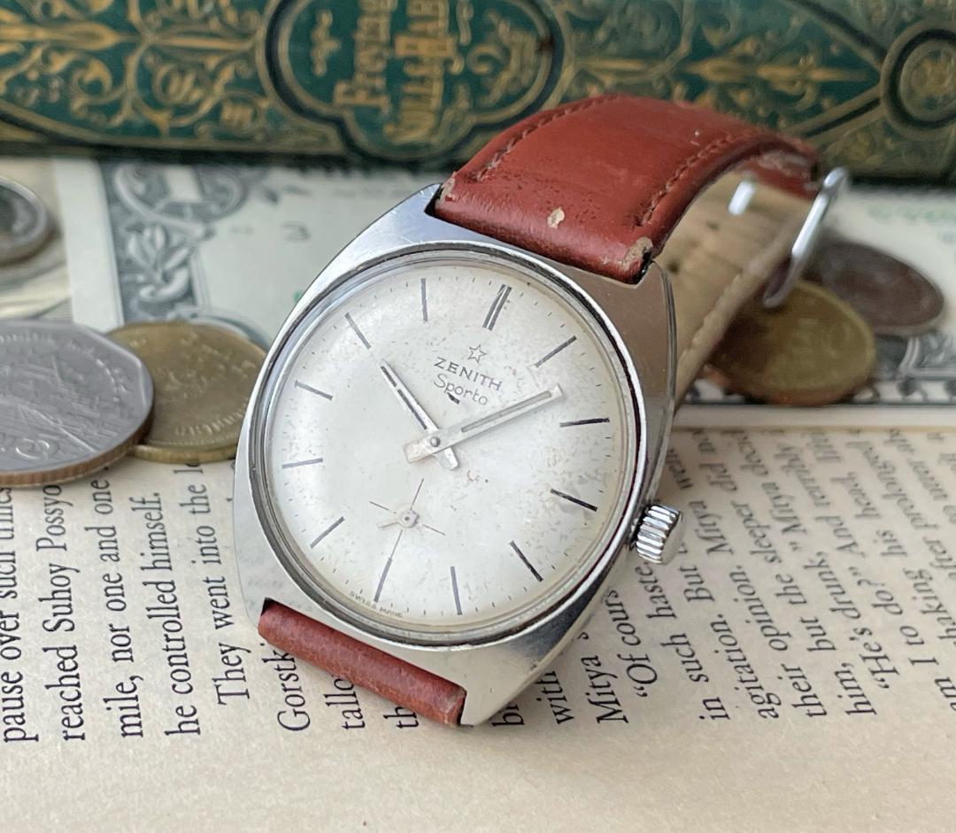 超貴重】ゼニス/ZENITH/スポルト/SPORTO/手巻き/32mm/メンズ腕時計