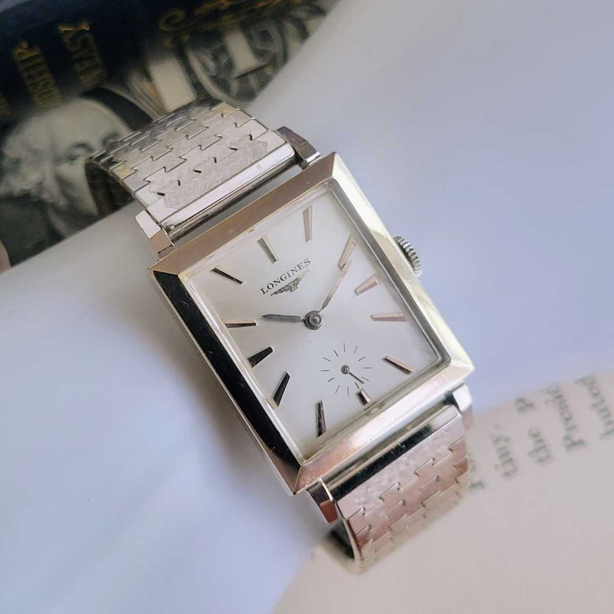 美品】ロンジン/LONGINES/シルバー/1960年代/アンティーク/25mm 美品】ロンジン/LONGINES/シルバー/1960年代/アンティーク/25mm