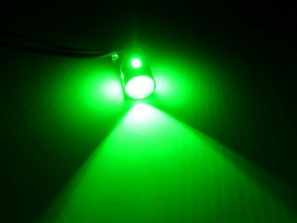 無極性 12V 24V G14 BA9s 6SMD LED バルブ 拡散レンズ 2個 緑 グリーン トラック 角マーカー ナンバー灯 ルーム球 トラック デコトラ F_画像2