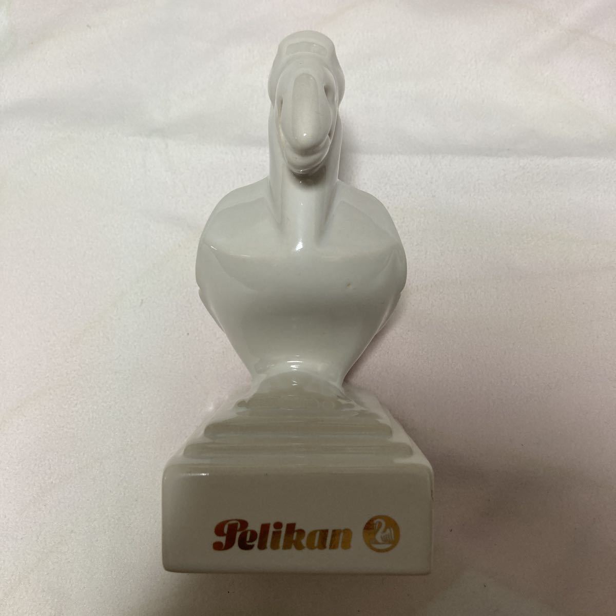 Pelikan ペリカン 非売品 陶器製 ペン置き ペン スタンド Small