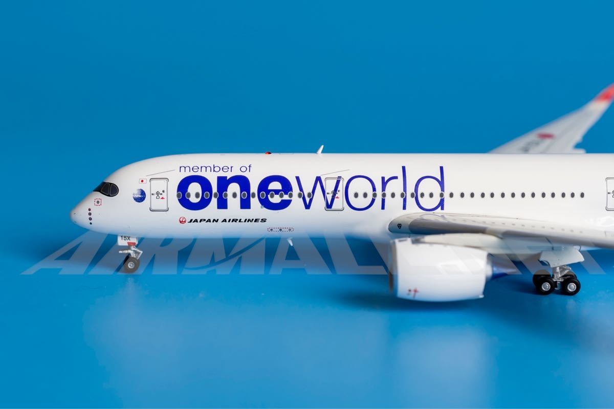 新品@日本航空A350-900 one world特別塗装1/400ジェット