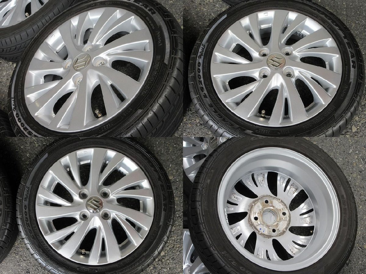 165/55R14インチ 1円スタート スズキ純正 2020年国産タイヤ付 ワゴンR