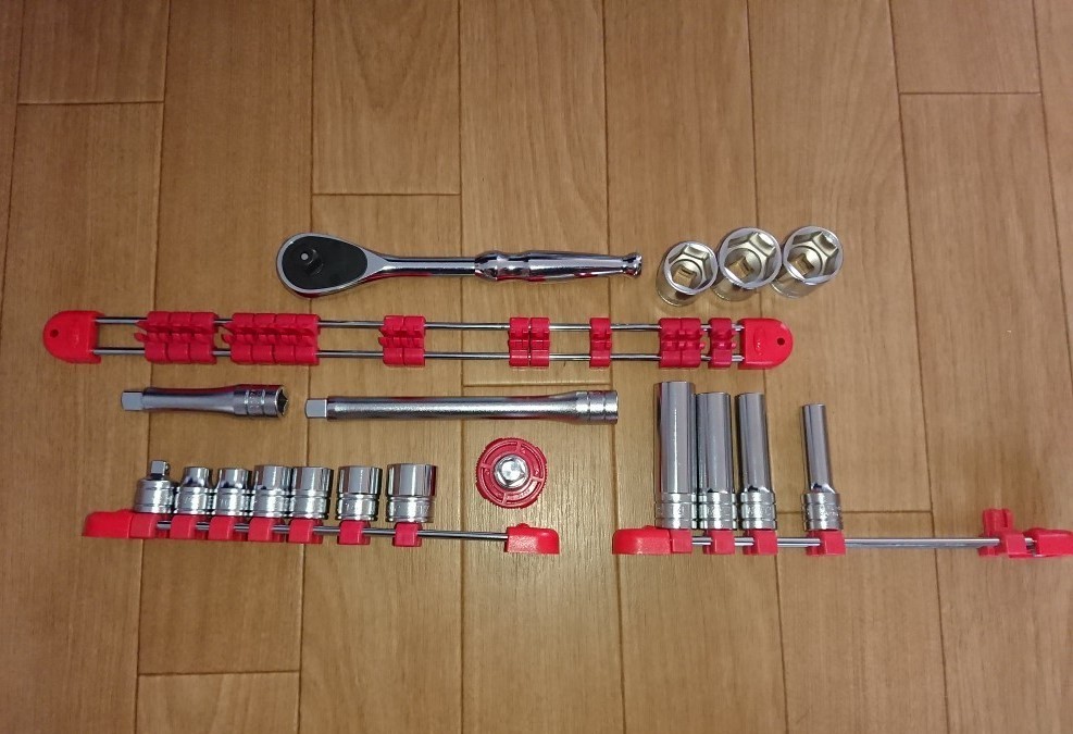 KTC 未使用に近い美品 ソケットレンチ セット 9.5sq. 六角ソケット www