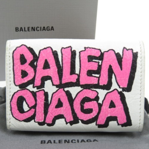 56193☆1円スタート☆BALENCIAGA バレンシアガ 極美品 ペーパーミニ