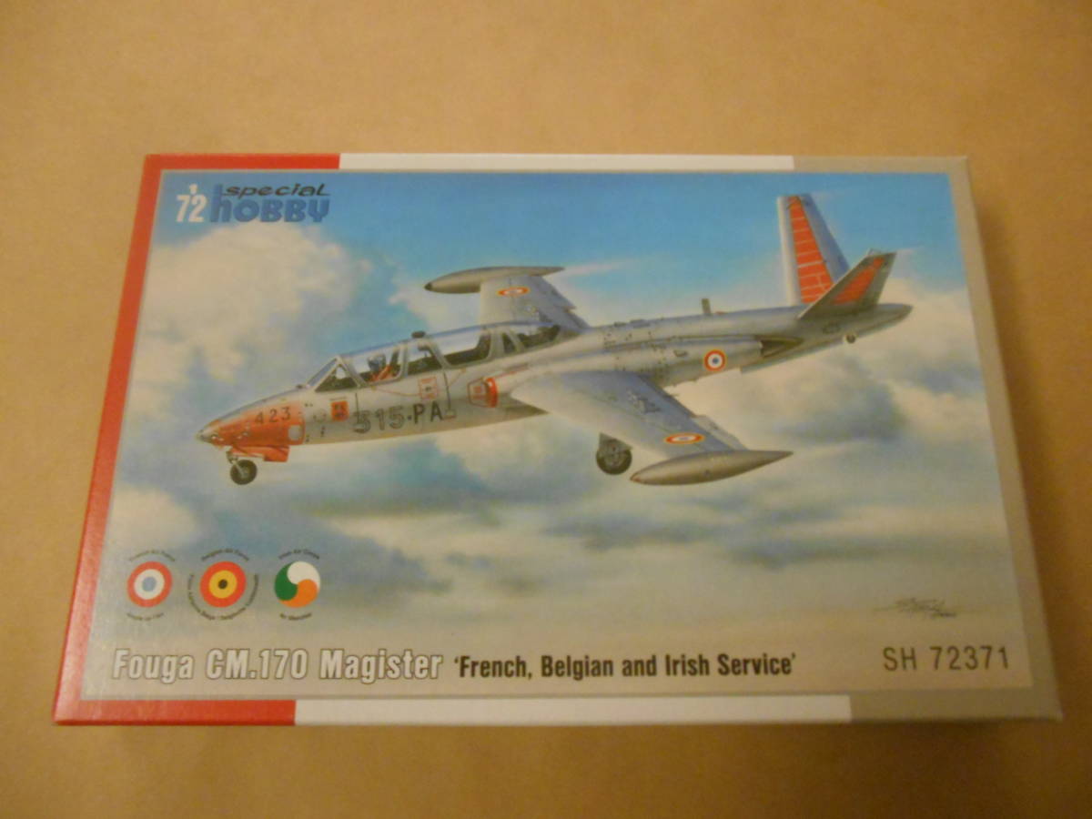 〔全国一律送料340円込〕1/72 スペシャルホビー フーガCM.170マジステール 練習機 "フランス、ベルギー、アイルランド仕様”