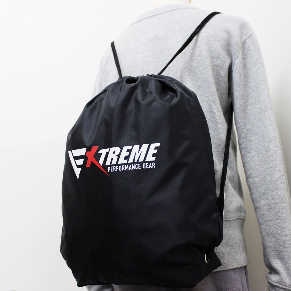 送料390円可能商品 ファイテン Phiten XTREME 軽量 シンプル ナップサック 鞄 かばん BAG バッグ 黒
