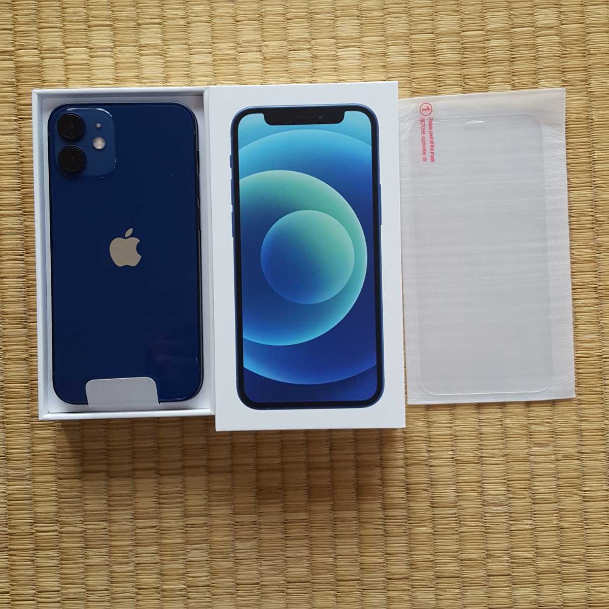 値下げしました】iPhone 12 ブルー 128GB SIMフリー-