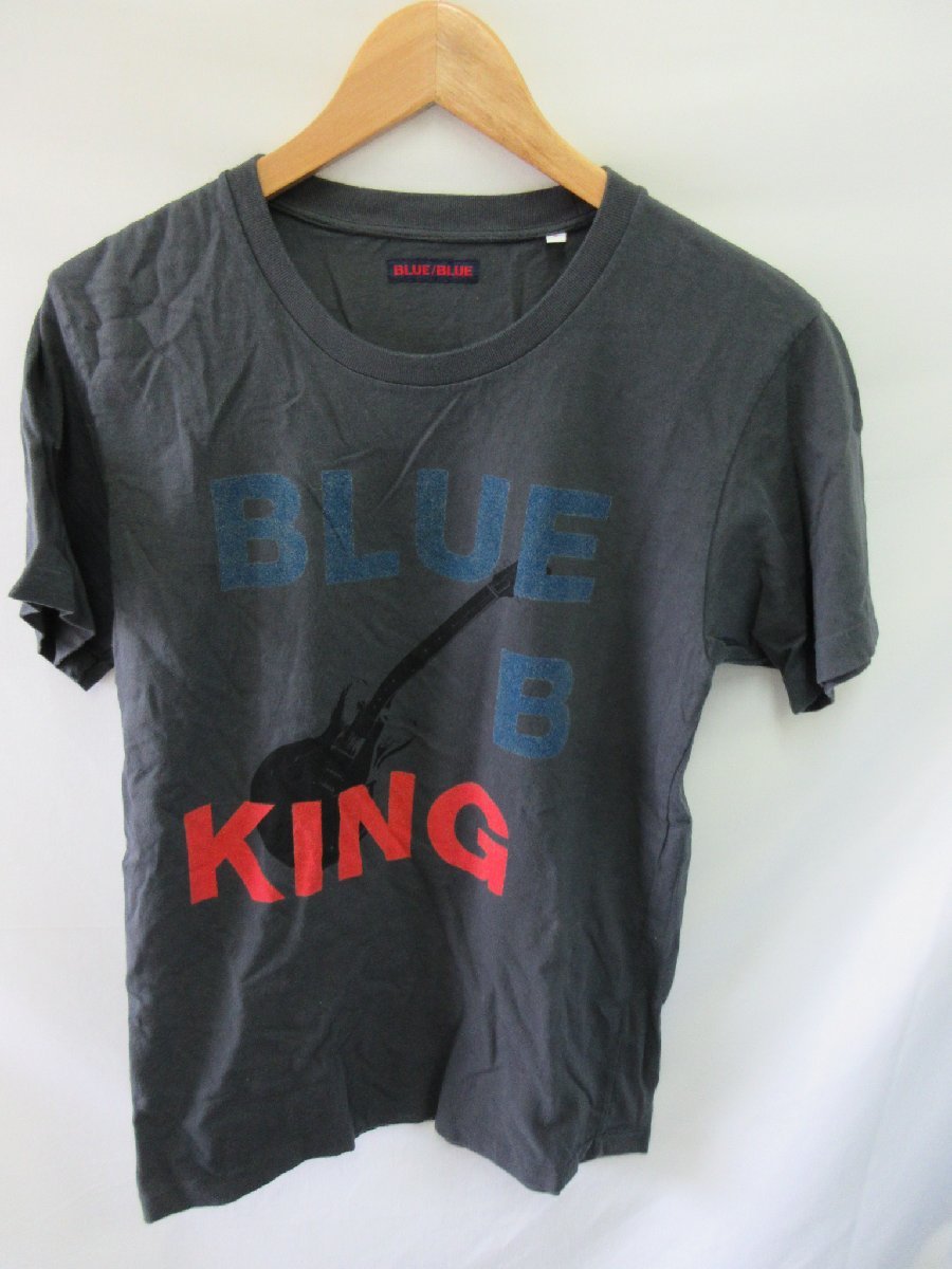 ハリウッド ランチ マーケット HOLLYWOOD RANCH MARKET BLUE/BLUE Tシャツ　サイズ2_画像1