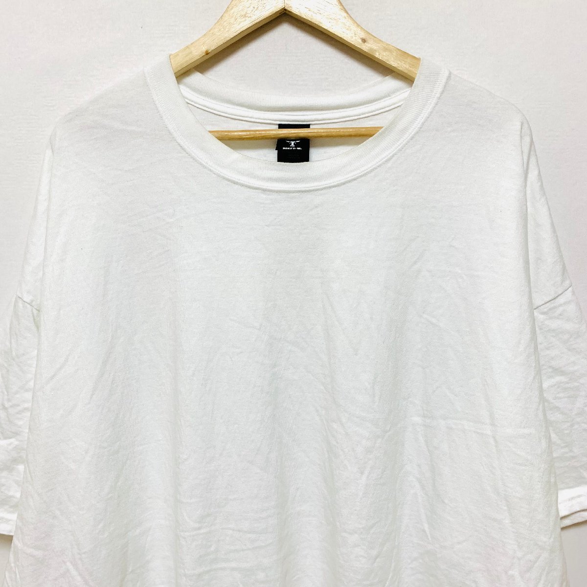 (^w^)b 超ビッグサイズ ヘインズ ビーフィー 半袖 Tシャツ ホワイト Hanes BEEFY 無地 シンプル クルーネック コットン100％ メンズ 3XL_画像3