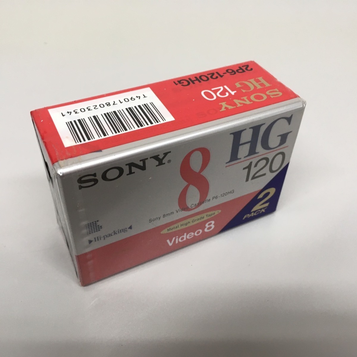 *SONY 8mm видео кассета (2 шт упаковка ) P6-120HG не использовался товары долгосрочного хранения t*