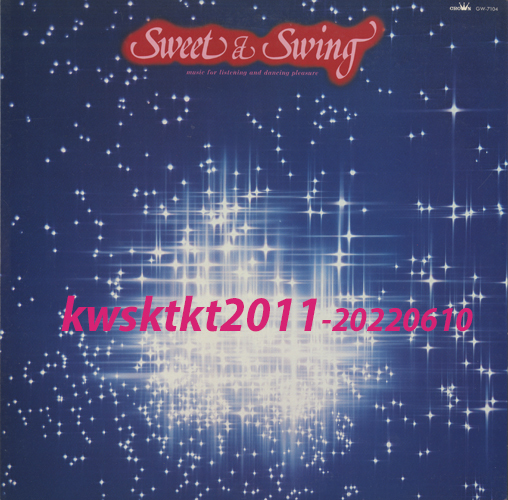 GW-7104★小原重徳とニュー・オータニ・ジョイフル・オーケストラ　Sweet & Swing _画像1